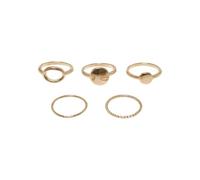 Urban Classics, Ring, Unisex, Gold S/M, 5-Pack
