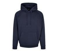Urban Classics Kapuzenpullover Blank Hoody – locker, Kängurutasche, verstellbar – midnightnavy L