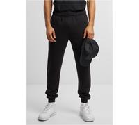 Jogginghose URBAN CLASSICS "Urban Classics Scuba Basic Sweatpants", Herren, Gr. XL, US-Größen, schwarz, 95% Polyester, 5% Elasthan, unifarben, normal, Hosen Jogginghose (48430562-XL) schwarz