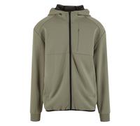 Urban Classics Scuba Zip Pocket Hoody Fleecejacke grün in S
