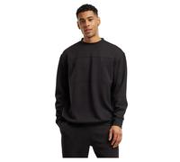 Urban Classics Pullover Scuba Zip Pocket Crew TB6740 Schwarz XL