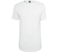 Urban Classics Herren Shaped Long Tee T-Shirt, Weiß (white), M
