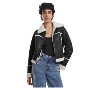 Urban Classics Ladies Shearling Übergangsjacke in Gr. XL in Schwarz