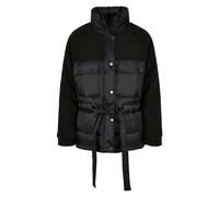 Urban Classics Sherpa Mix Puffer Jacket Black Größe: XL | Leichte Jacken Outlet | Damen | Schwarz