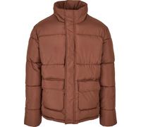Winterjacke URBAN CLASSICS "Herren Short Puffer Jacket" Gr. L, braun (bark) Herren Jacken Übergangsjacken (29244065-L)