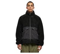 Urban Classics Short Raglan Sherpa Jacket in Gr. M in Schwarz