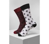 Urban Classics Skull Allover Socken 2 Paare