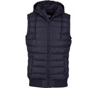 Urban Classics Small Bubbled Hooded Vest, Größe: S; Farbe: Black/Black
