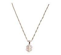 Urban Classics Unisex TB4047-Small Dollar Necklace Manschettenknöpfe, Gold, one Size