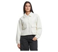 Allwetterjacke URBAN CLASSICS "Urban Classics Ladies Soft Touch Jacket", Damen, Gr. XL, sanftes weiß, 94% Polyester, 6% Elasthan, unifarben, normal, amerikanischer Ausschnitt, Jacken (68134213-XL) san