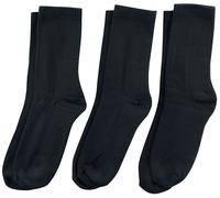 Urban Classics Herren Socken Sport Socks 3 - Pack TB1471, Gr. 35/38, Schwarz (Black 7)