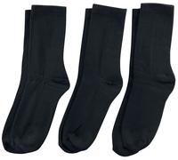 Urban Classics Sportsocken TB1471 – 3er-Pack Herren Schwarz Größe 43/46