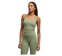 Urban Classics Damen Sporttop TB7810 – verstellbar, mit Cups, Spaghettiträger – Matcha Grün XL