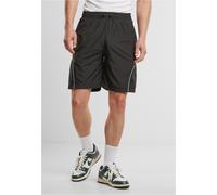 Urban Classics Sportshorts Piped Panel Trackshorts TB7381 Black-3XL