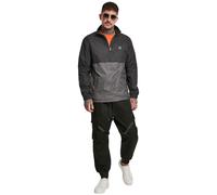 Urban Classics Stand Up Collar Pull Over Jacket Herren-Windbreaker - schwarz charcoal S