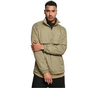 Urban Classics Stand Up Collar Pull Over Jacket Männer in Gr. S in Khaki