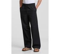 Urban Classics Stoffhose Loose Cotton Linen Pants TB6620 Black-S