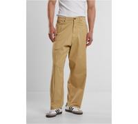 Urban Classics Stoffhose Tapered Twill Baggy Pants TB7321 Unionbeige-30
