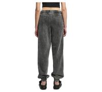 Urban Classics Damen TB6035-Ladies High Waist Stone Washed Sweat Pants Hose, Black, XL