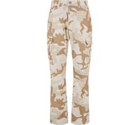 Urban Classics Herren Cargohose Straight Leg Camo Cargo Pants, Cargohose für Männer, Camoflage, Baumwolle, simplesandcamo, 30