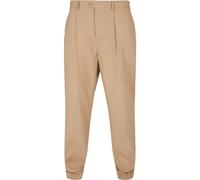 Urban Classics Straight Pleat-Front Trousers Unionbeige-38