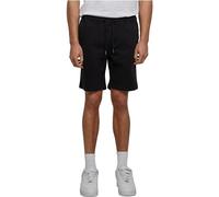 Urban Classics Joggshorts Stretch Twill, Regular Fit, elastischer Bund, Schwarz, Gr. XL