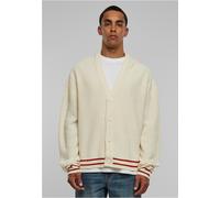 Urban Classics Strickjacke Sporty Boxy Cardigan Whitesand-XXL