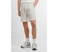 Urban Classics Herren Shorts Striped Crinkle Resort Shorts, gestreifte Kurze Hose in Crinkle-Optik für Männer, Größen S - 5XL