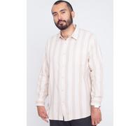 Urban Classics - Striped Unionbeige/Softseagrass - Hemd - Beige - S - 100% Baumwolle,Baumwolle Beige S