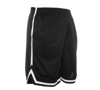 URBAN CLASSICS Stripes Mesh Short, black/black/white, Gr. M