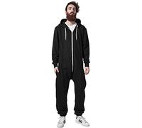 Urban Classics Sweat Jumpsuit Sweathose Black/White, XL/XXL