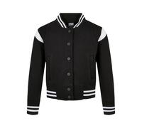 Urban Classics - Sweatjacke für Mädchen (Schwarz/Weiß)