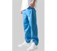 Jogginghose URBAN CLASSICS "Urban Classics Herren Sweatpants", Herren, Gr. M, US-Größen, turquoise, 65% Baumwolle, 35% Polyester, unifarben, loose fit, Hosen Jogginghose (66172853-M) turquoise