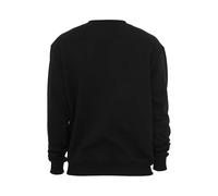 Urban Classics Herren Crewneck Sweatshirt Rundhals 65/35 Baumwolle/Polyester Schwarz XXXL