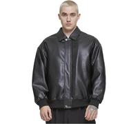 Urban Classics Synthetic Leather Blouson Black, XL