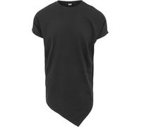 Urban Classics Herren Asymetric Long Tee T-Shirt, Schwarz (Black 7), M
