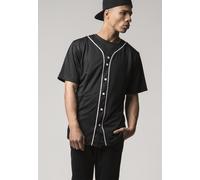 Urban Classics T-Shirt Baseball Mesh Jersey Black/White-XXL