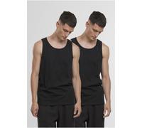 Urban Classics T-Shirt Jersey Loose Tank 2-Pack TB7559A Black+Black-5XL