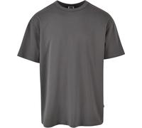 Urban Classics Herren Organic Basic Tee - Regular Fit T Shirt aus Bio Baumwolle mit Rundhals im minimalistischen Streetwear Style für Alltag Freizeit und Casual Outfits,Darkshadow,XL