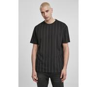 Urban Classics Oversized Pinstripe Tee in Gr. XL in Schwarz