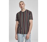 Urban Classics Printed Oversized Retro Stripe Tee in Gr. XL in Gelb