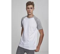 Urban Classics T-Shirt Raglan Contrast Tee White/Grey-2XL