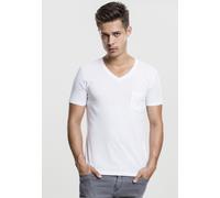 Urban Classics T-Shirt V-Neck Pocket Tee White-XL