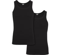 Urban Classics 2-Pack Seamless Tanktop Herren-Tank-Top - schwarz 4XL