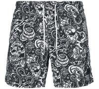 Urban Classics Tattoo AOP Swim Shorts Badeshort schwarz in L
