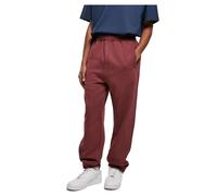 Urban Classics Herren Jogginghose TB014B – Loose Fit, elastischer Bund & Taschen – Cherry XS