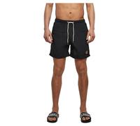 Urban Classics Badehose Block Swim Shorts 2er-Pack Herren schnell trocknend Vintagegrün/Schwarz 5XL