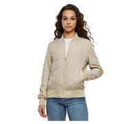 Urban Classics Damen Bomberjacke – Ladies Light Bomber Jacket, leicht, Polyester, Gr. S, Sand