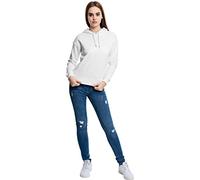 Urban Classics TB1524 Damen Kapuzenpullover Ladies Hoodie, Weiß (white 220), Small
