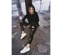 Urban Classics Polar Fleece Sweatshirt Schwarz S Frau (Herstellerartikelnummer: TB1728-00007-S)